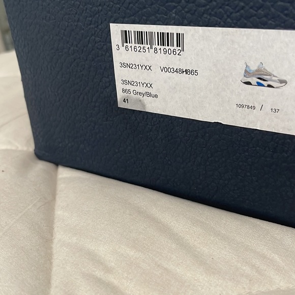 Gray/Blue Sneakers from Dior, size 41 US size 10. - Picture 4 of 4
